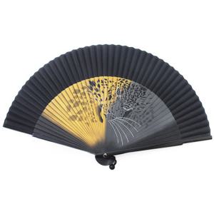 [박씨상방] (국내제작)고급 실크접부채 (호랑이검)부채집증정