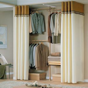 가화 우드 3단 드레스룸커튼행거(WSLB3310SD)