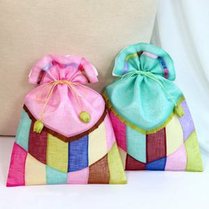 [박씨상방] 모시 레이스 복주머니(특대)T