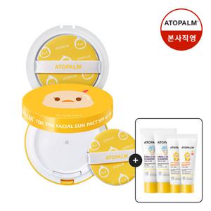 [아토팜]톡톡페이셜 선팩트15g 본품+리필 (증정)샴푸20ml*2+선로션10ml*2 11/24~30