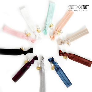 [KNOTXKNOT] 큐티진주 프리미엄헤어타이 고무줄