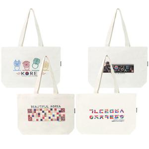 [박씨상방] 한국 전통 입체발포 오픈에코백-한글