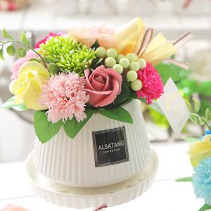 시그니쳐카네이션화분(대) 핑크 어버이날 스승의날