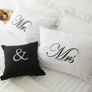 미스터 미세스 베개커버(40ⅹ60cm,50ⅹ70cm)