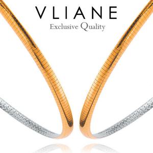 [브리앙] 18K 럭스컷 양면 오메가 4mm 목걸이 (금목걸이,선물)