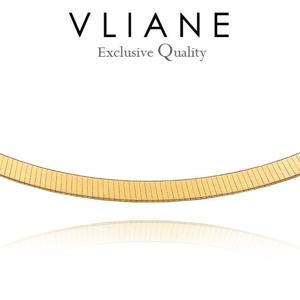 [브리앙] 18K 멀티 플랫 오메가 4mm 목걸이 (금목걸이,쥬얼리)