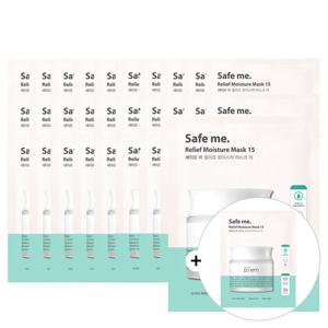 [한달팩] 메이크프렘 세이프 미 안심 모이스처 마스크 30매(+안심팩 1매)