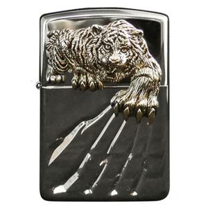 ZIPPO 미국 지포 A TIGER CLAW BK 라이터 라이타