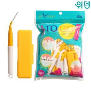 [위덴]향기치간칫솔100P+휴대용 미니케이스