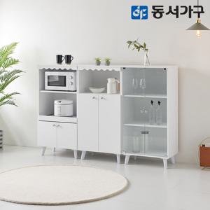 동서가구 올리브 렌지대 수납장 풀세트 DF636003