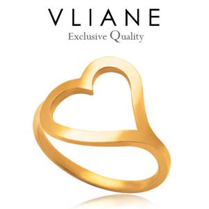 [브리앙] 18K 블링블링 하트 반지 (금반지,결혼기념일,명품)