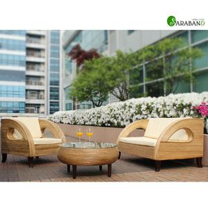 사라방드 몰디브 라운드형 내추럴 라탄소파세트A