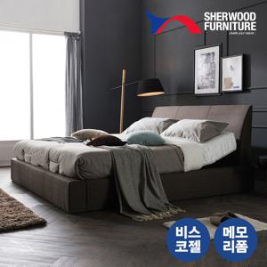 [쉐우드]글랜 패브릭 모션베드 Q(비스코젤 메모리폼)