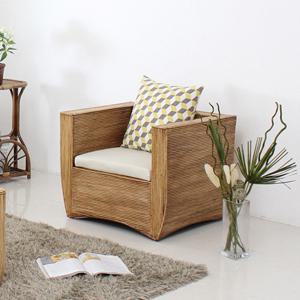 사라방드 몰디브 이안 라탄 1인용소파