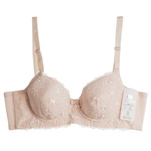 우아한 꽃자수 노몰드 브라 [mbr1141]