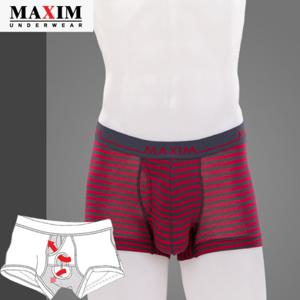 [맥심]리오셀스판 분리형남성팬티 _레드스트라이프