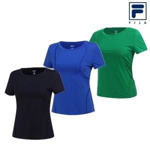 [FILA] 여성 심리스 웰딩디테일 라운드 반팔 티셔츠 3종 택1