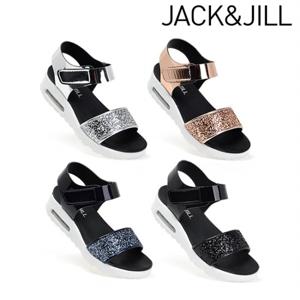 잭앤질 4cm 국내산 글리터 벨크로 샌들(J7205)