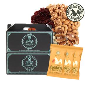 [산과들에] 실속형견과류 브런치오리지널 20봉+20봉 [선물세트]