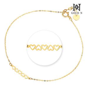 골드앤 14K 러브라인 팔찌 YG