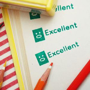 칭찬도장 직사각 엑설런트