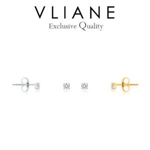 [브리앙] 14K 베이직 0.1캐럿 다이아몬드 귀걸이 (귀고리,1부)