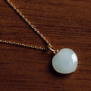 JADE U 제이드유 춘천옥 하트 팬던트 옥목걸이 J-620