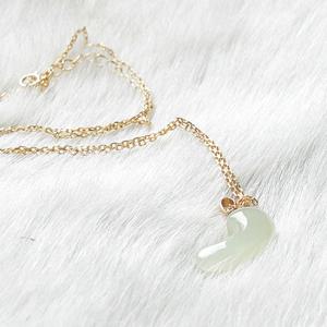 JADE U 제이드유 춘천옥 곡옥 팬던트 옥목걸이 J-622