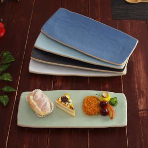 [소야도자기] 아름 직사각접시 그릇(중) 핸드메이드 도자기그릇