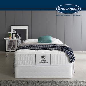 [잉글랜더]화이트컬렉션 양모 케미컬폼 20T 9존 독립스프링(SS)