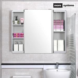 전면거울 알미늄 슬라이드 욕실장 900X800 욕실수납장 A형