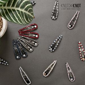 [KNOTXKNOT] 멀티컬러 큐빅 똑딱핀