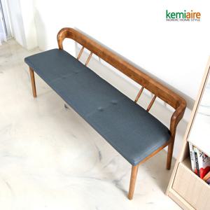 케미에르 미스틱 3인용 원목 벤치의자 KHD-305