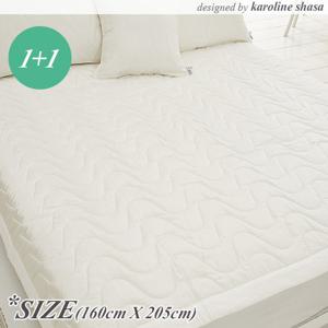 [캐롤라인 샤사]실크터치 고밀도 생인견 이불겸용패드 1+1
