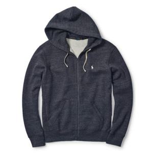 [폴로랄프로렌] 맨즈 풀 집업후드 티셔츠 002 헤더네이비 POLO