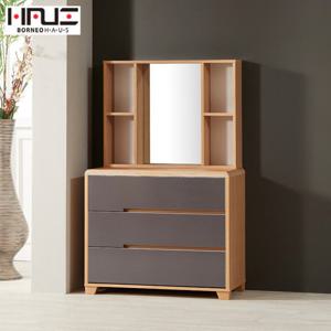 보루네오 하우스 라보떼 카리스 800 3단 서랍장+멀티 수납거울 K