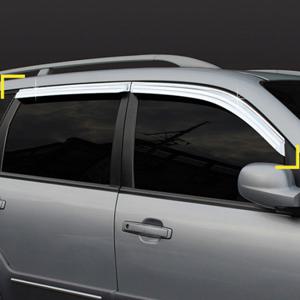 경동 렉스턴G4 크롬 썬바이져/썬바이저 D-214 차량용썬바이저