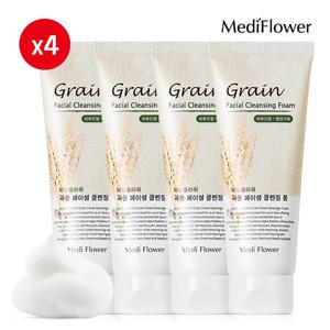 [메디플라워]곡물 페이셜 클렌징 폼 150mlx4+쇼핑백중