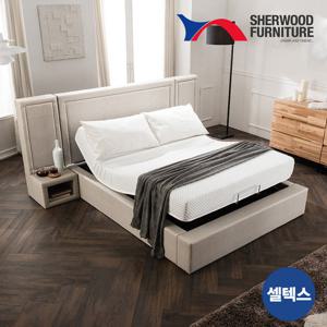 [쉐우드]헤븐리 가죽 모션베드 Q 셀텍스폼 매트리스