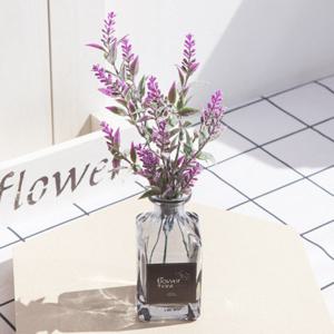 라벤더 조화 화병 퓨어 set 27cm (DIY) 2컬러 인테리어 꽃 테이블 장식 소품