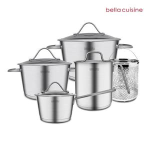 벨라쿠진 트럼펫 냄비 3종 세트+멀티팟세트(스텐뚜껑)