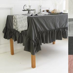 빈티지무드 테이블보-그레이,차콜,핑크,화이트(2인)