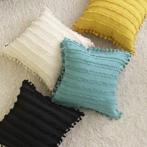 코코 타슬 쿠션-라이트베이지,머스타드,민트,블랙(커버만)