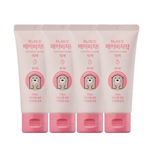 마이비 겔형 베이비치약 1단계 50g 4개 (0~2세)(무불소,유아치약)