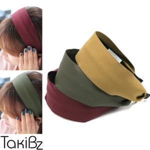[타키비즈] F/W 윈드컬러 와이드 헤어밴드