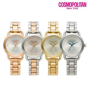 [코스모폴리탄] 여성 메탈 시계 CPM1706L