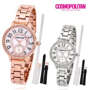 [코스모폴리탄] 벨라 여성시계 3종 패키지 CPM1215L