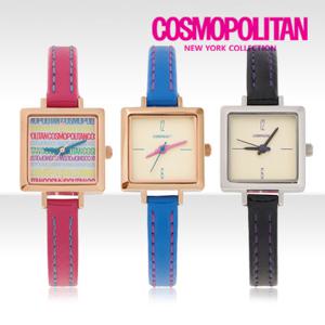 [코스모폴리탄 시계] 여성 가죽 시계 CP-1208L