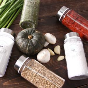 클린텍 양념통 5p+self 투명 스티커 8p