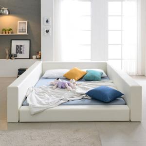 힐링 패밀리침대 가드형 퀸 저상형침대 [프레임만]